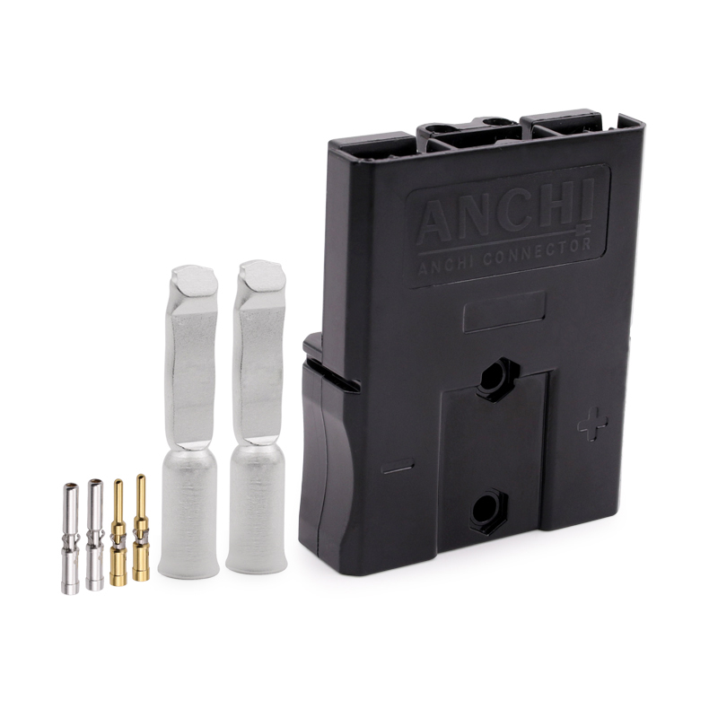 1Pair/2pcs Andersons SBS75X 75A 600V Lithium Battery Connector with 4 Signal Communication Auxiliary Power Charging Head SBS 75X