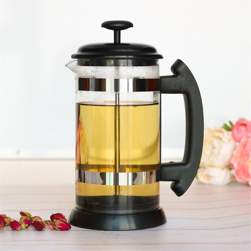 1l rostfritt stål filter vattenkokare glas fransk press kaffekanna alkaliskt vatten jonisator maskin dricka väte vatten generator verktyg