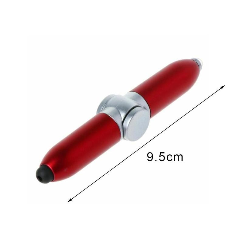 1 Pcs Multifunctionele Gyroscoop Pennen Decompressie Speelgoed Met Gyro Volwassen Pen Speelgoed Stress Licht Spinner Relief Led Balpen fing R7W3