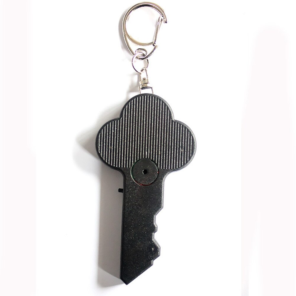 Mini Smart Key Finder Locator Whistle Sound Control Anti-lost Keychain: Black