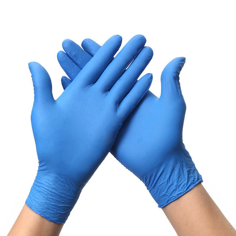 20 Stuks Wegwerp Blauwe Nitril Handschoenen Rubber Latex Handschoenen Experiment Nitril Hand Handschoenen Beschermende Voor Werk/Keuken