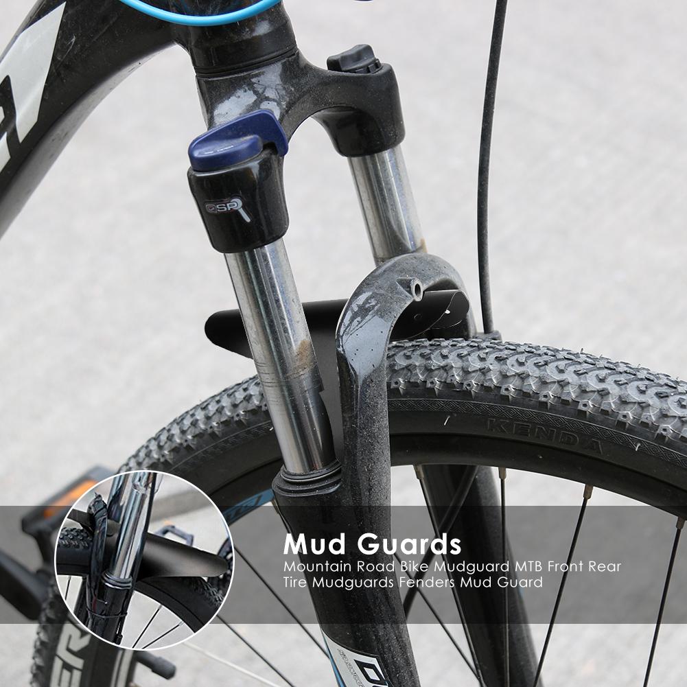 Bicycle Fenders MTB Front Rear Tire Mudguards Fenders Mud Guards Set for Fixed Gear Downhill Mountain Bike Folding Bike