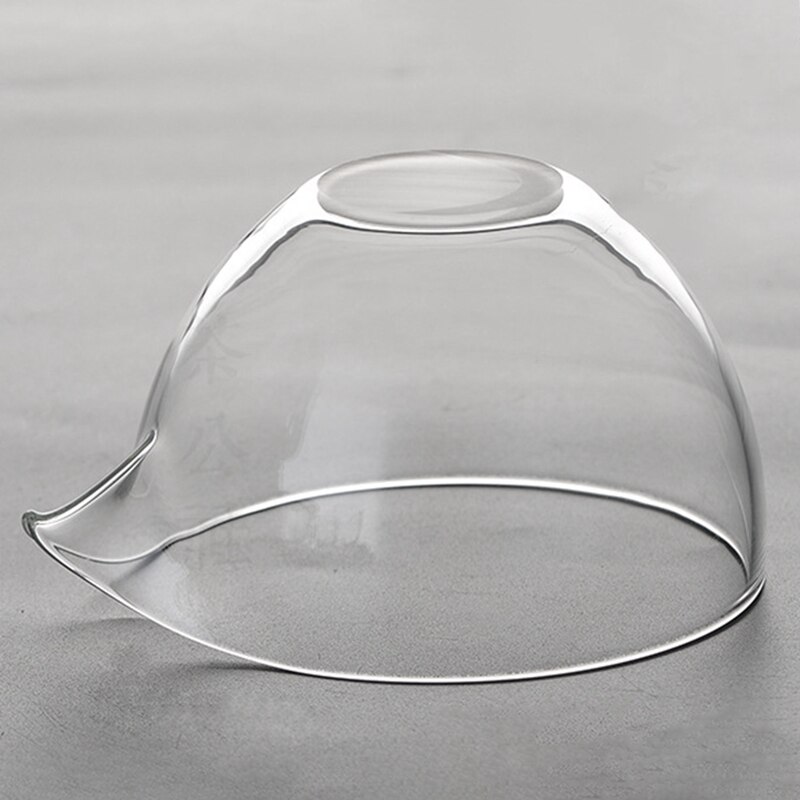 Transparent Glass Fair Cup Heat-Resistant Glass Tea Sea Bubble Tea Uniform Cup Transparent Kung Fu Tea Set