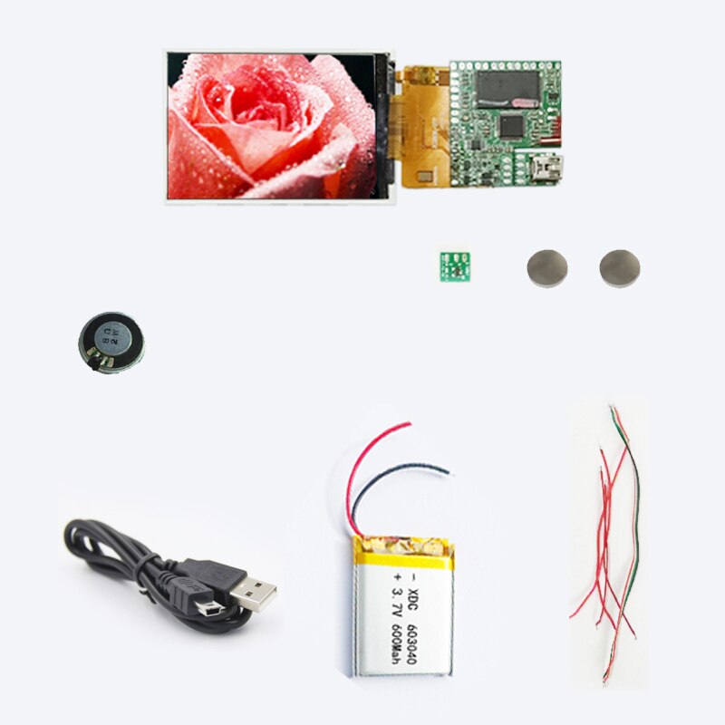 2.8 inch DIY electronic component kits video brochure module for invitation Display LEXINGDZ
