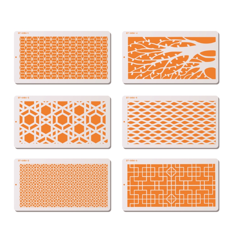 PET Fondant Printing Stencil Hollow Cake Edge Decoration Template Baking Gadgets M6CE