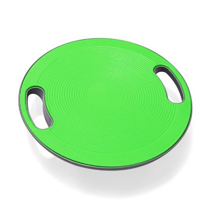 Yoga bærende rund plade husholdning balance plade talje vridning balance bord træning sport skridsikker wobble træner: Grøn