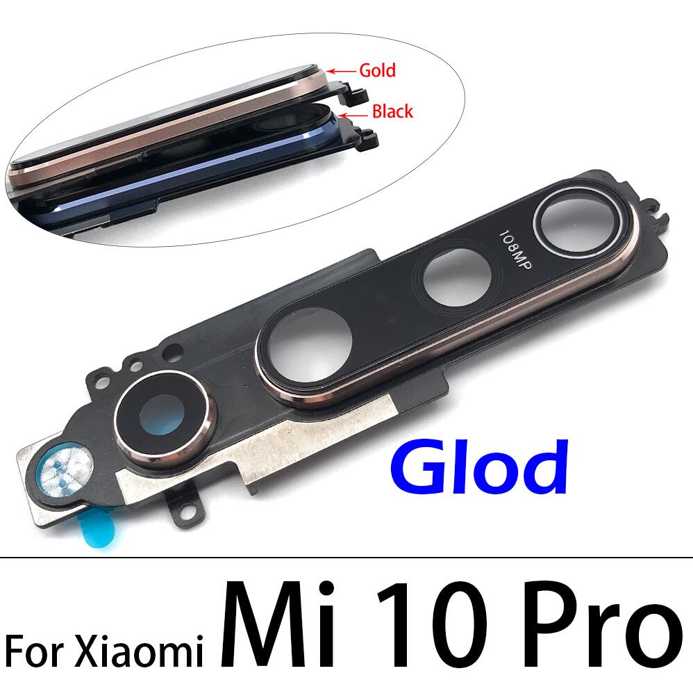Achteruitrijcamera Glas Lens Back Camera Glass Cover Voor Xiaomi Mi 10 Pro Mi10: Mi10 Pro Gold