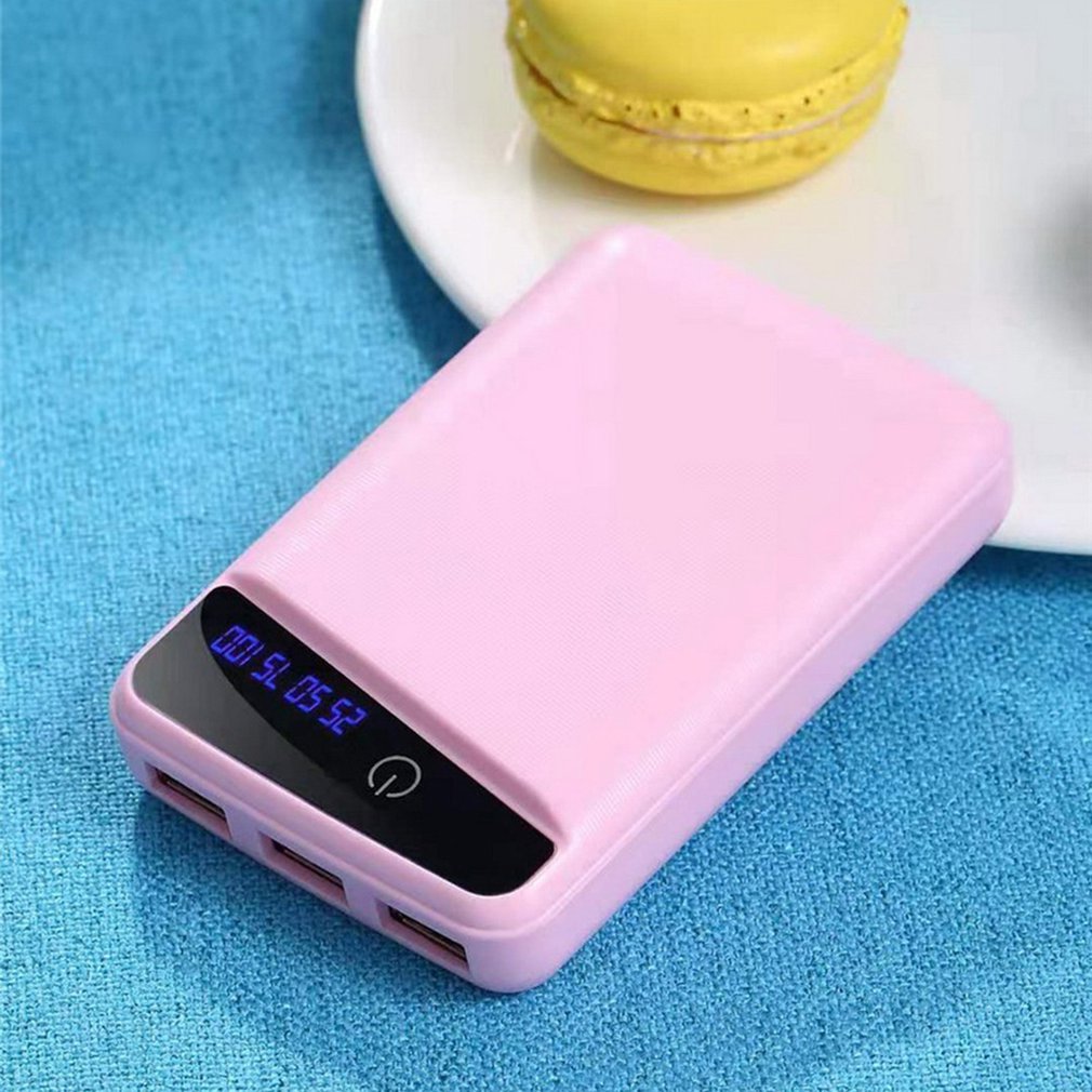 5V 1A 7X18650 FAI DA TE Accumulatori E Caricabatterie Di Riserva Caso 3USB BATTERIA Borsette Della Cassa Della Scatola KIT Fai Da Te DIGITALE Display LCD Borsette Caricabatteria box Caso 2020: Default Title