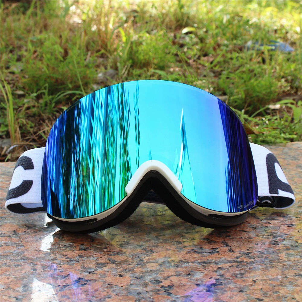 Originallock skidglasögon dubbla lager anti-dim lins stor skidmask glasögon skidåkning män kvinnor snö snowboard klarhet näthinnan