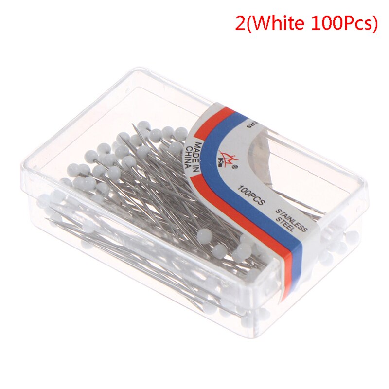 Sewing Pins 38mm Glass Ball Head Push Quilting Pins For Jewelry DIY Sewing Tool: A2