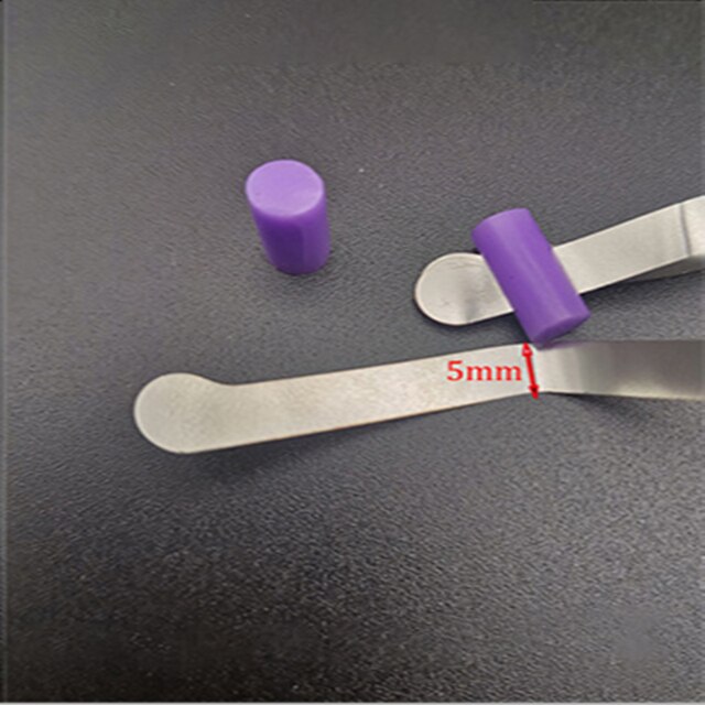 10Pcs/20Pcs Dental Sectional contoured Matrices Metal Matrix Bands Retainerless Automatrix with Locker Dental Matrix Material: Purple   20pcs