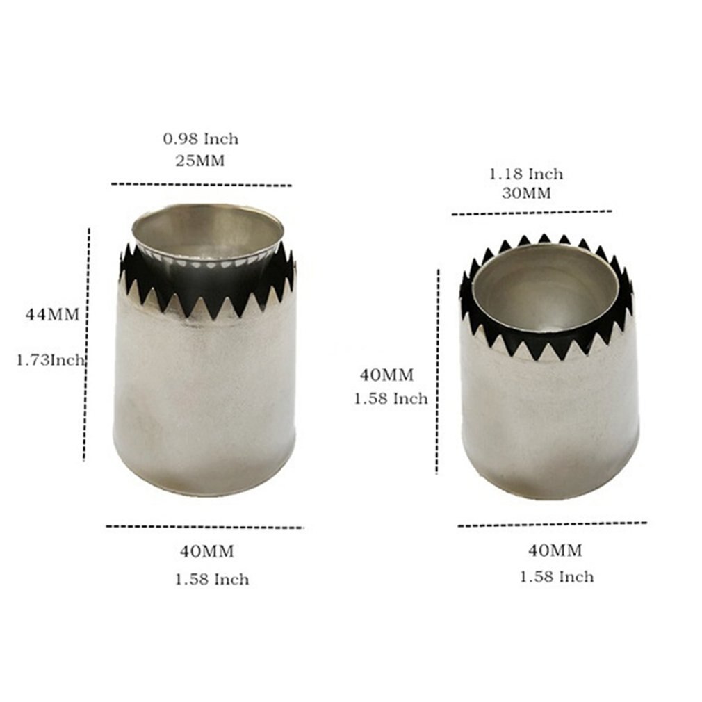 Universele Cookies Mold Piping Nozzles Rvs Icing Piping Nozzles Cake Decorating Gereedschap Diy Sulta Ring