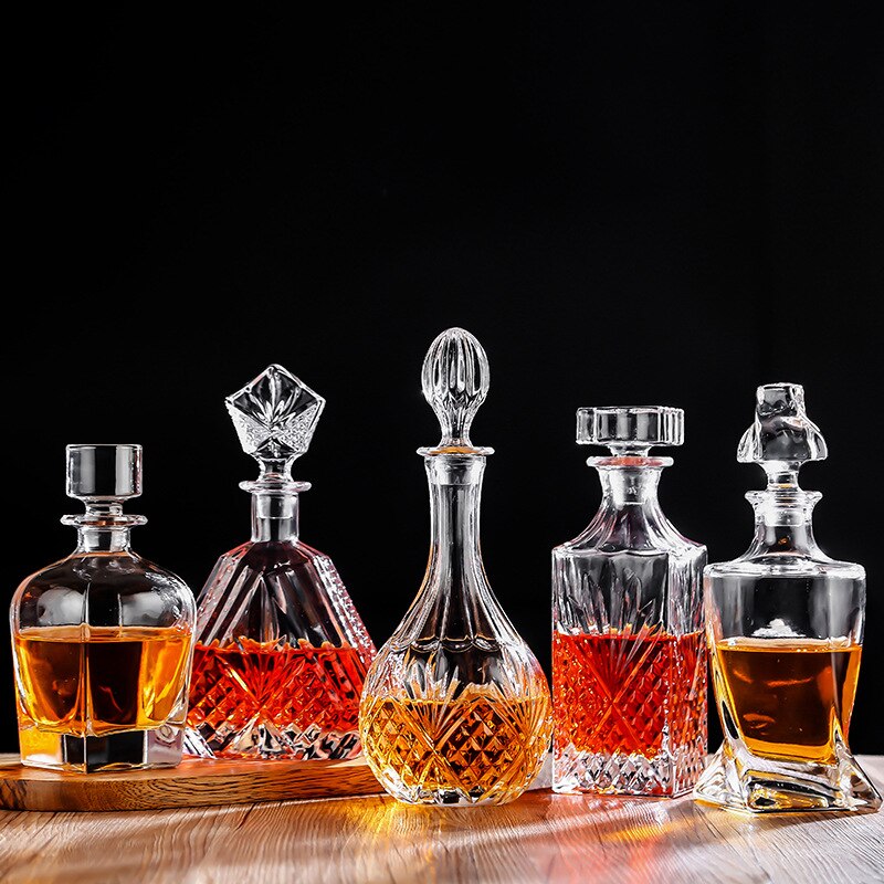 Kristallen Glazen Cup Decanter Set Whisky Karaf Cup Whisky Karaf Fles Wijn Decanter Fles Set