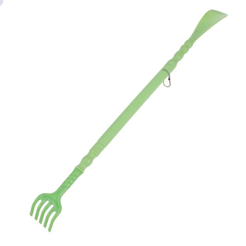 Tiges de Massage multifonctions en résine PP, 1 pièce, pour gratter le dos, griffe de Massage suspendue, corne de chaussure, lève-chaussures: Green