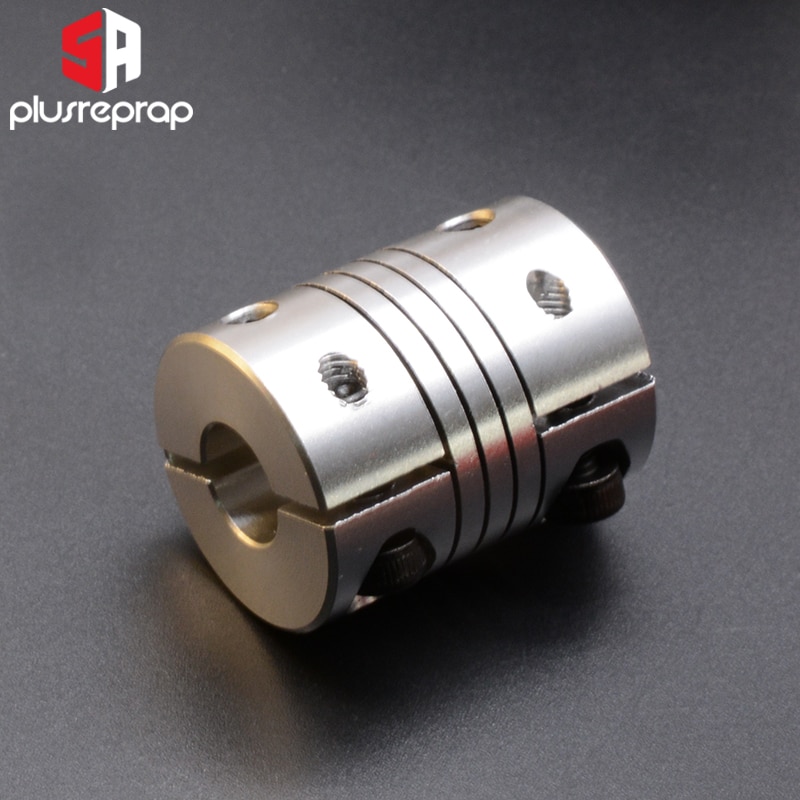 3D Printer Accessory 5X8mm Coupler CNC Aluminium Alloy Z Axis Stepper Motor Flexible Shaft Coupling For T8 Lead Screw