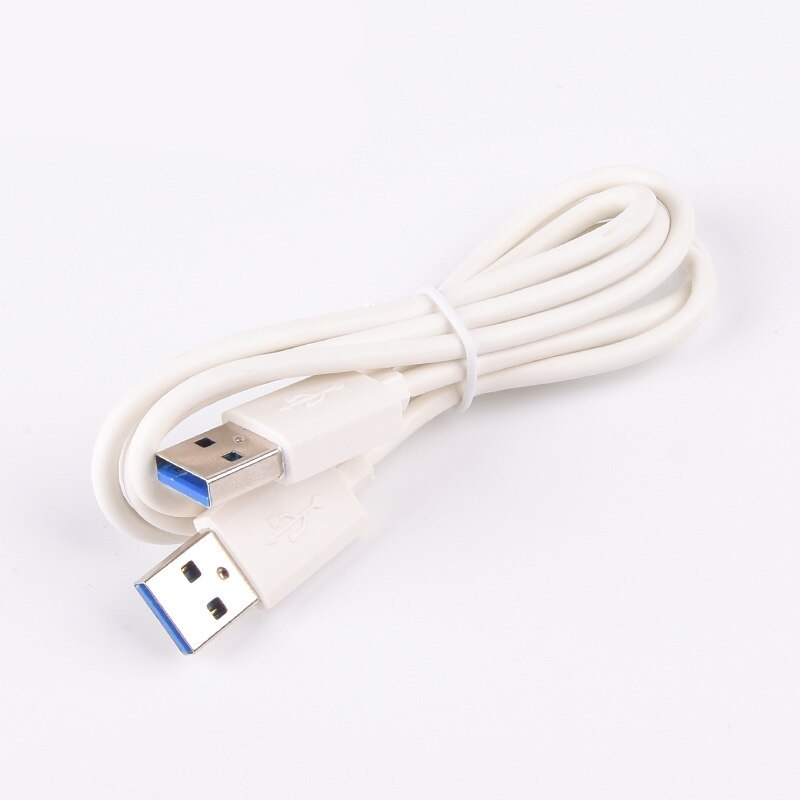 1pc Black White 1m USB 2.0 Extension Cable USB To USB Cable Data Line for Computer Hard Disk Usb Data Cable