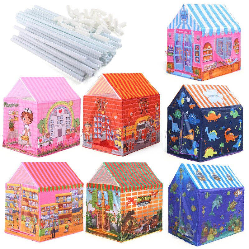 7 Belangrijke Thema &#39;S Opvouwbare Kids Play Tent Housetoys Voor Kinderen Speelhuisje Voor Jongens Party Tent Brithday Indoor Outdoor Gebruik
