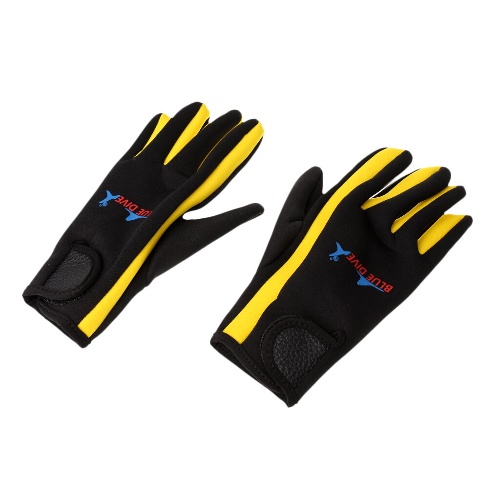 1 par 1,5mm neopreno elástico Five Finger Wetsuits buceo guante para buceo/invierno natación/Kayak/pesca submarina