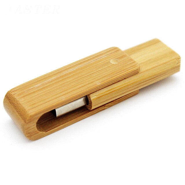Jaster USB2.0 Hout Rotatie Flash Drive Usb 4 Gb 8 Gb 16 Gb 32 Gb 64 Gb Pen Drive bruiloft Herdenkingsmunt U Disk