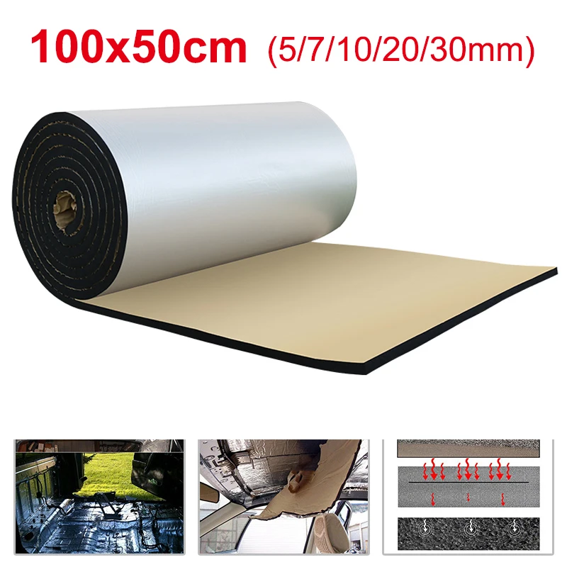 Tapis Insonorisant Et Isolant Thermique Capot Moteur Toyota RAV4 2013-2017 – Feuille Aluminium + Coton Anti-Bruit & Chaleur