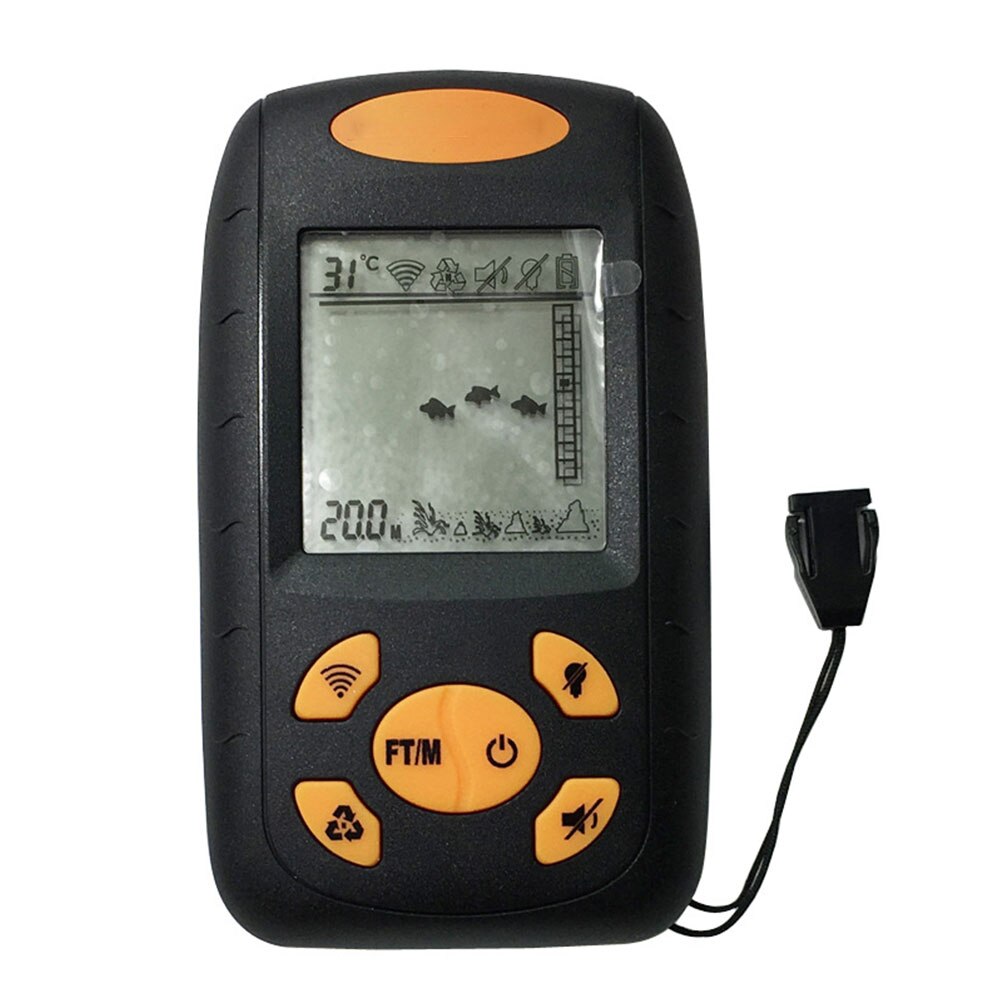 Handheld Fishfinder Draagbare Detectie Sonar Sensor Finder Onderwater Transducer Vissen Accessoire Voor Outdoor Vissen