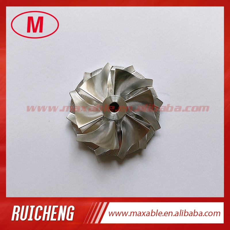 KP39/BV39 34.80/42.15Mm 6 + 6 Blades Reverse Turbo Billet/Frezen/Aluminium 2618 Compressor wiel