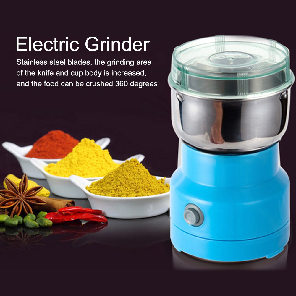 Kitchen Tool Electric Grinding Multifunctional Coffee Beans Powder Herb Grains Food Nut Milling Smash Machine Household