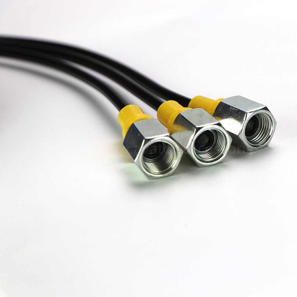 Graafmachine Onderdelen Hydraulische Systeem Test Tubing Manometer Lijn Hoge Druk Druk Test Slang 63Mpa Druk Test Connector