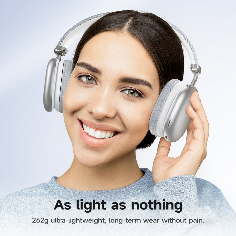 HOCO ulepszony W35 Max Bluetooth 5.3 Bezprzewodowe słuchawki 40 mm Sterownik na ucho Sportowe słuchawki douszne 800 Mah z mikrofonem HiFi Earbuds