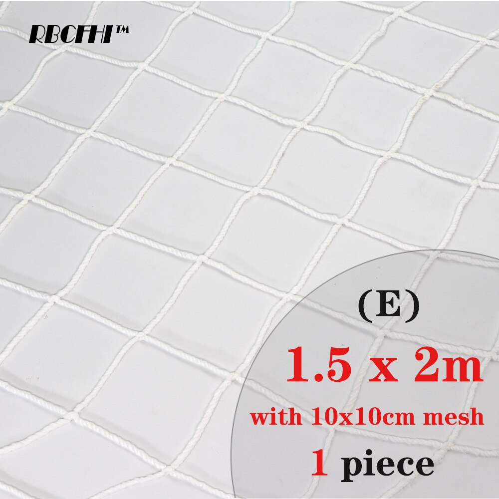 RBCFHI Plant Trellis Netting 10x10CM Square Soft Mesh Safety Home Balcony Railing Stairs Fence Against Falling Safety Netting: 1.5x2m mesh 10x10cm