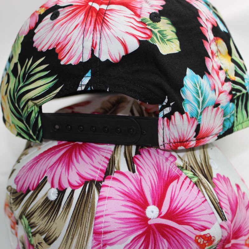 10 stk/parti 01811- jiatuo 014 hawaii stil tropiske blomster fritid kasket mænd kvinder baseball hat