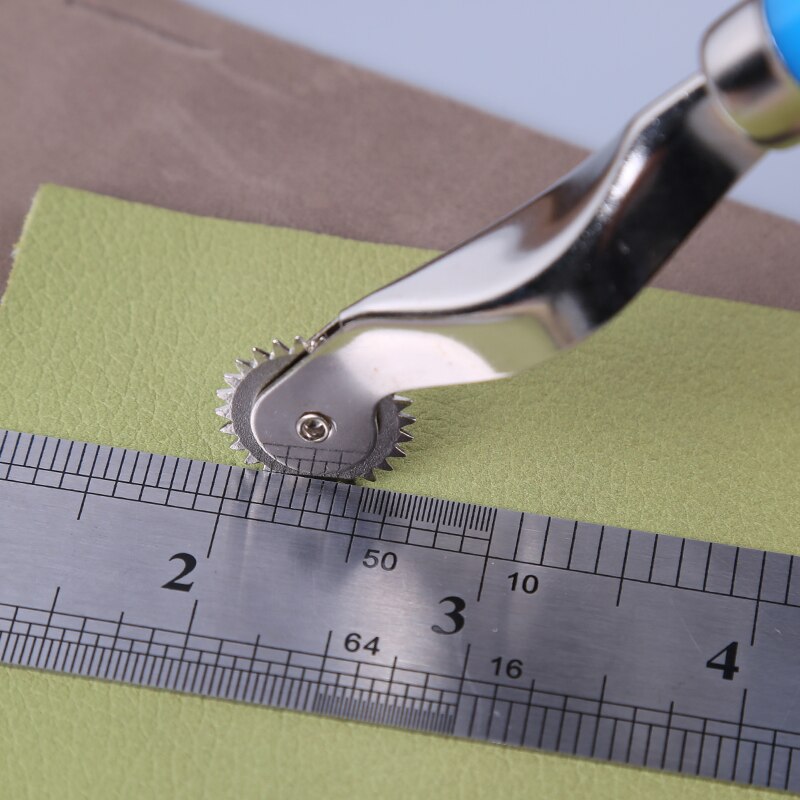 LMDZ Tracer Tracing Wheel Ruler Leather Sewing Tools Serrate Edge Pattern Tailor Stitch Marker Kit Stitch Marker Sewing Tool Kit