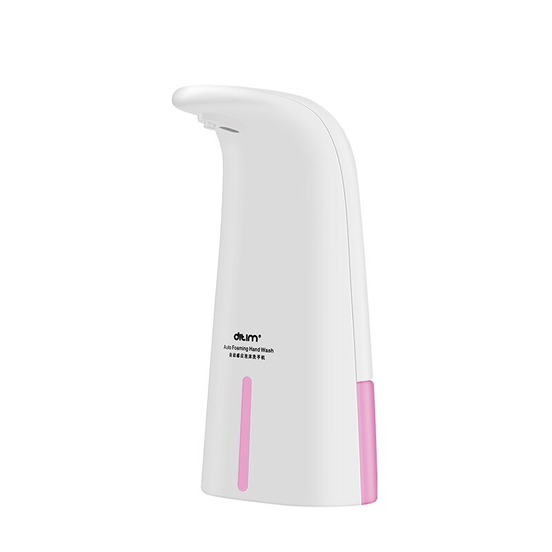 Soap Dispenser 250ml Automatic Intelligent Sensor Induction Touchless Hand Washing Dispensers Induction Foam Washing Products: 250ml pink