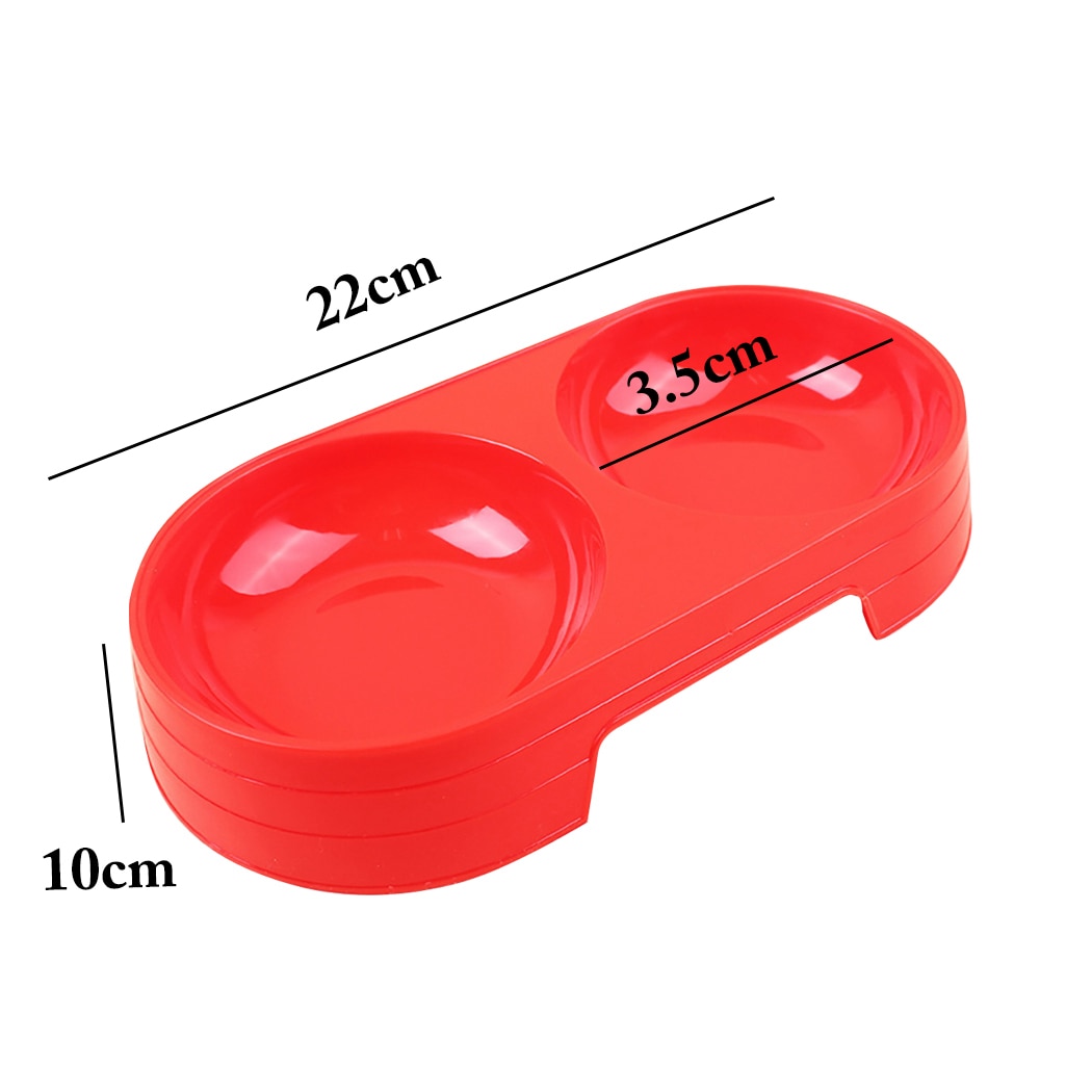Cuenco de plástico para mascotas de Color caramelo, suministros de Alimentación de Mascotas, alimentador de agua para perros y gatos, Color aleatorio, 1 ud.