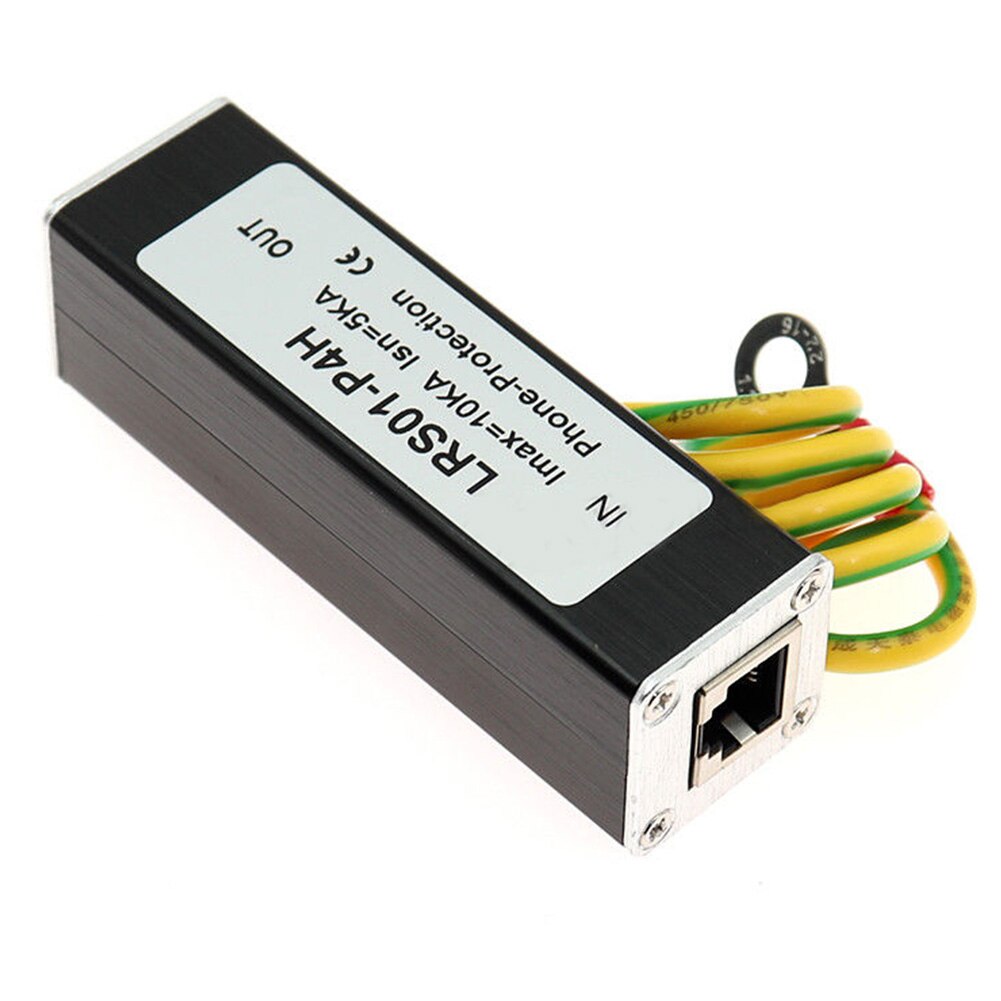 RJ11 Surge Protector Multipurpose Avoid Interference Rainny Days Telephone Fax Safety Small Thunder Arrester Home Fast Response