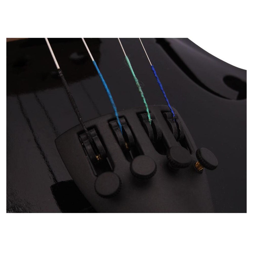 4/4 Full Size Acoustic Violin Fiddle Black with Case Bow Rosin violin