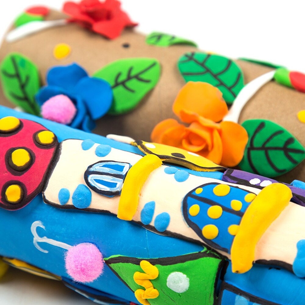 30PCS Craft Rolls Fun Cardboard Tubes for DIY Art and Craft Children Drawing (Wood Color)