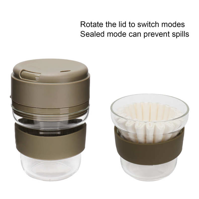 Hand Brewed Coffee Pot Set Travel Manual Coffe Maker with Cup for Brewing Coffee Manual Coffe Equipment