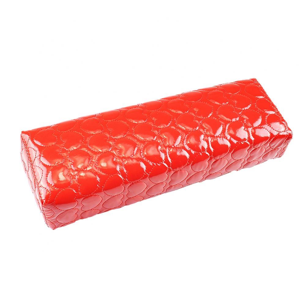 Effen Kleur Zachte Faux Leer Nail Art Kussen Manic... Grandado