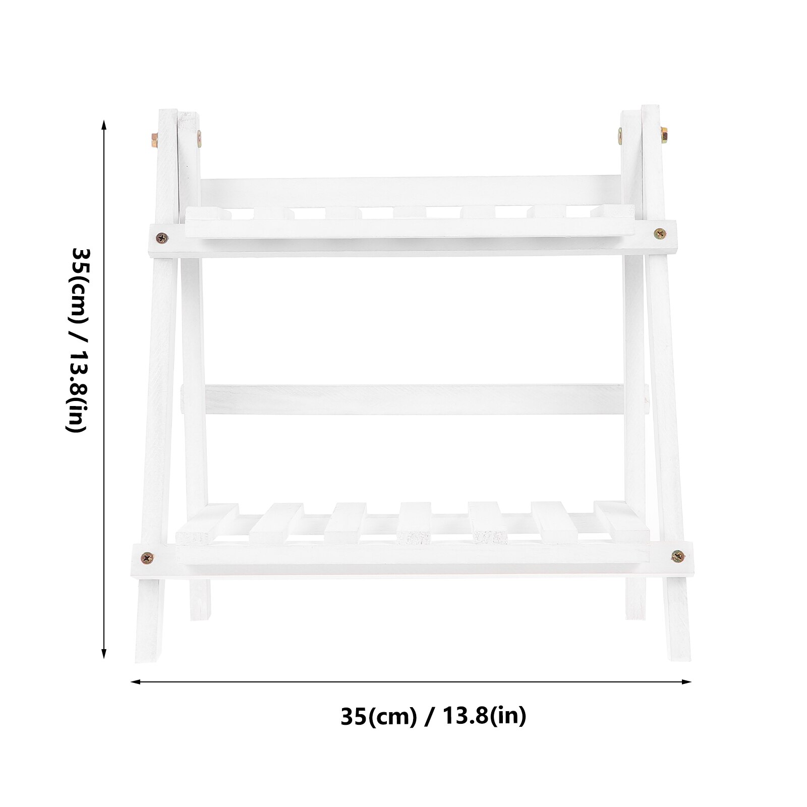 1 Pc Multi-layer Bloempot Beugel Houten Potplant Houder Schoenenrek