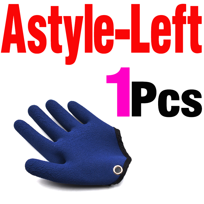MNFT-guantes de pesca antideslizantes magnéticos para mano izquierda/derecha, protectores de pescador, 1 unidad: Left No 1Pcs