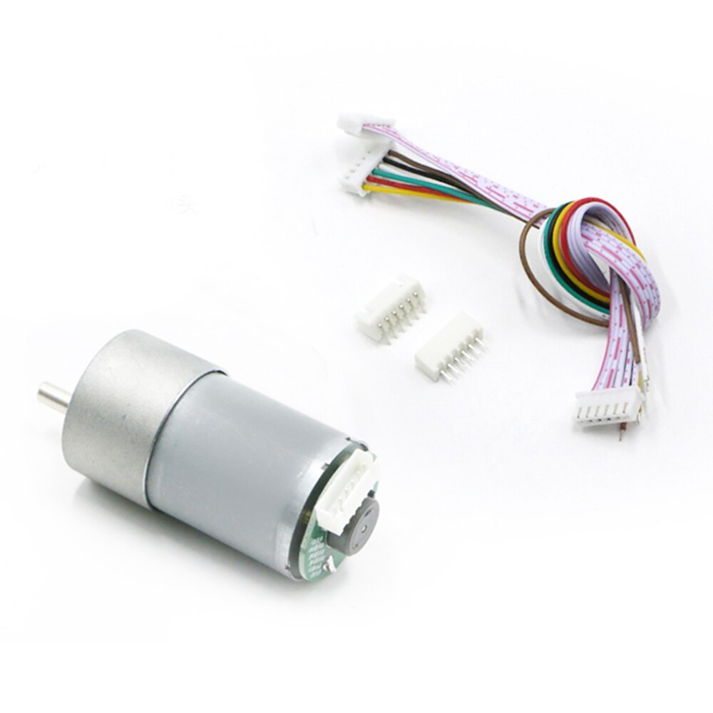 DC Geared Motor High-torque Encoder Gear Motor with Code Wheel Speed Measurement AB Phase Hall Encoder for Balance car toy