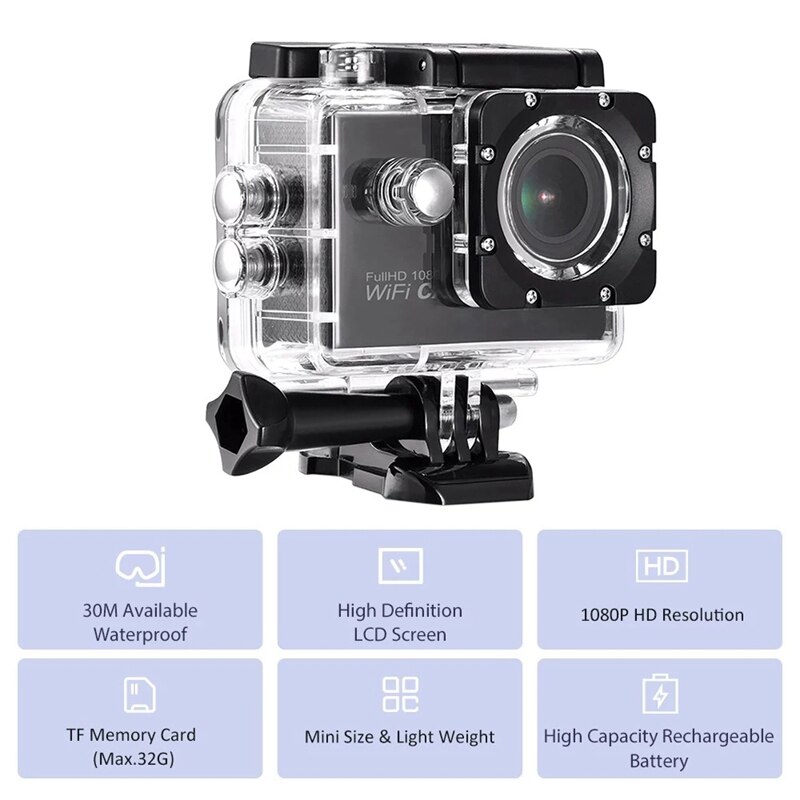 AT-G100 Outdoor 2.0 Inch Lcd Sn 1080P High Definition Camera Scouting Video Camera Ondersteund 32G(Max.) T-F Kaart Waterdichte D