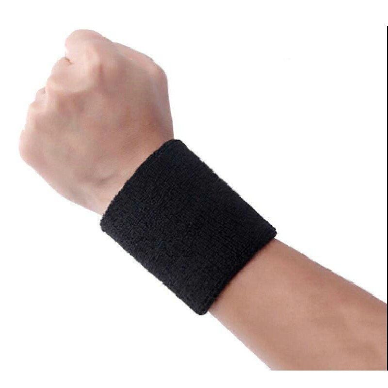 8*8cm mænd og kvinder sport sport armbåndsbøjle wrap bandage gym rem løbende sport sikkerhed håndledsstøtte badminton armbånd
