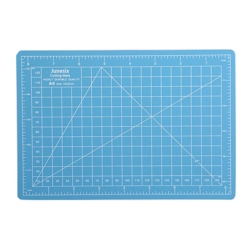 1pc A5 PVC Self Healing Cutting Mat Craft Quilting Grid Lines Printed Board: A6