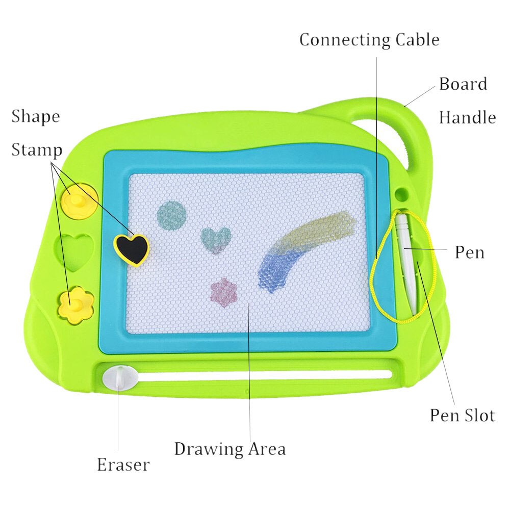Children Magnetic Drawing Board Magnetic Board Graffiti Small Blackboard Children Multi-Function Color Writing Board Rewritabl