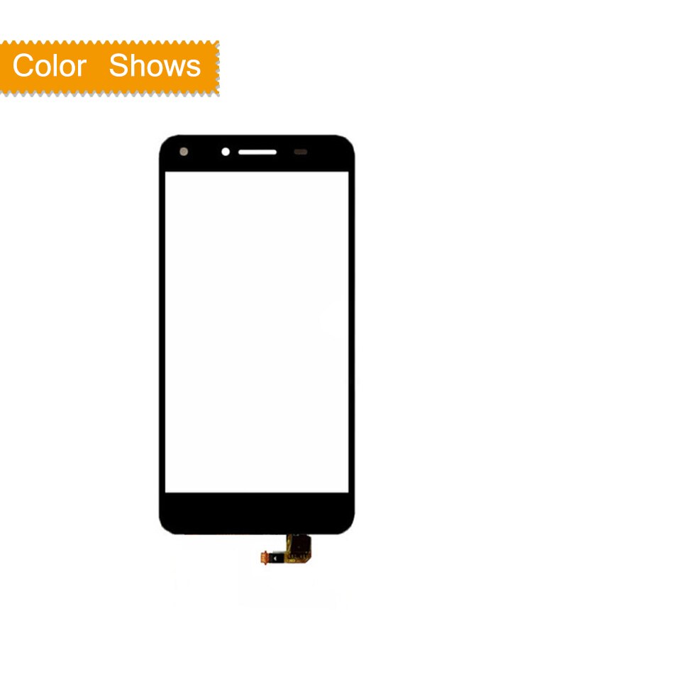 Pantalla táctil para Huawei Y5II Y5 II CUN-L01 CUN-L23 CUN-L03 CUN-L33 CUN-L21 pantalla táctil de digitalizador de Lentes de vidrio de Panel frontal: black no gift