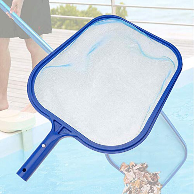 Swimming Pool Salvage Net Pool Landing Cleaner Net Cleaning with Aluminium Telescopic Pole Fish Pond Skimmer Leaf Garbage