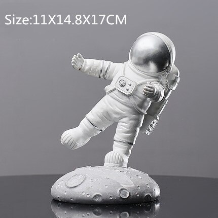 Nordic Astronaut Standbeeld Thuis Desktop Decor Karakter Sculptuur Kosmonaut Hero Kantoor Miniaturen Model Creatieve Figuur Beeldjes: Style 9