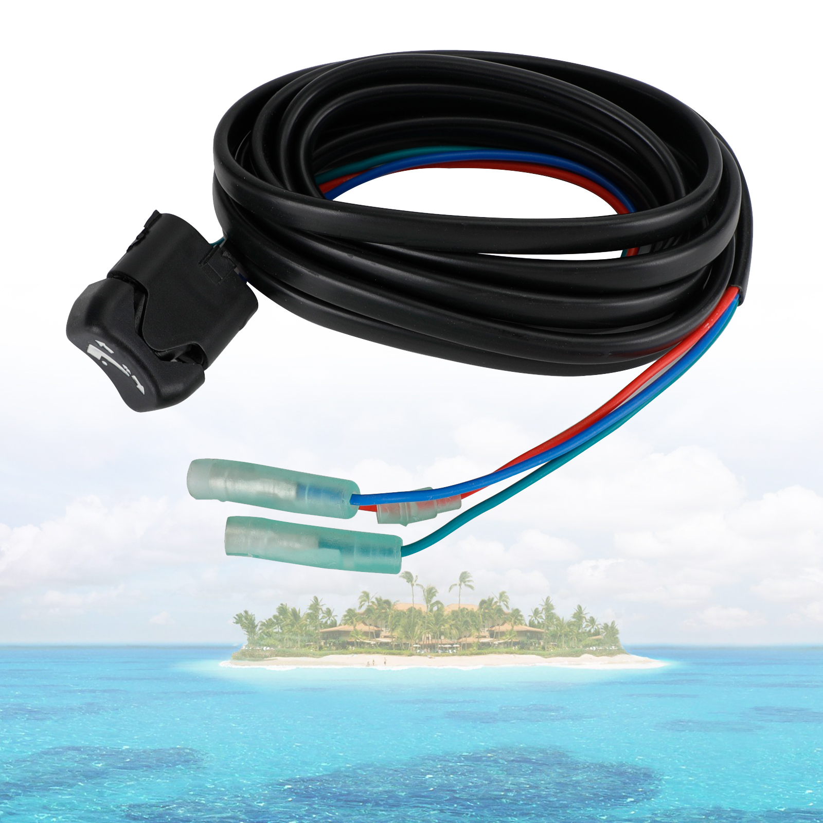 Areyourshop Trim & Tilt Schakelaar Assemby Fit Voor Yamaha 704-82563-41-00 704-82563-42-00 Boot Onderdelen